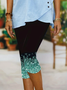 Women's Floral Print Spring Casual Leggings