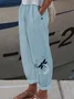 Dragonfly comfortable casual cotton and linen pants