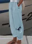 Dragonfly comfortable casual cotton and linen pants