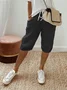 Women's  H-Line Straight Pants Daily Going Out Pants White Casual Printing Plain Summer Pants