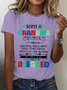 Being A Grandma Doesn't Make Me Old It Makes Me Blessed Cotton T-Shirt