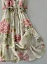 Cotton Regular Fit Casual Dress With Belt