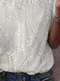 Women's Spring Floral Print Crew Neck Short Sleeve T-Shirt