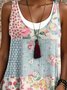 Casual Floral Dress With No