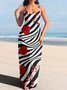 Regular Fit Spaghetti Casual Dress With No