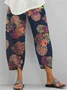Women's Floral Print Casual Pants