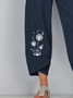 Women's Floral Print Casual Pants