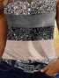 Women's Sleeveless Tank Top Summer As Picture Striped Printing V Neck Daily Going Out Casual Top