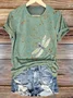 Cotton Crew Neck Casual T-Shirt