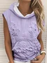 Vintage Hoodie Loose Gradient Pattern Hoodie
