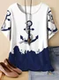 Dolman Sleeve Crew Neck Vintage Loose Linen T-Shirt