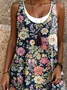 Casual Regular Fit Floral Dress With No