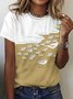 Casual Cotton Regular Fit Crew Neck T-Shirt