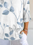 Women's Floral Print Casual T-Shirt