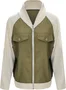 Loose Contrast Stitching Denim Casual Jacket