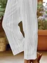 Women's Abstract Stripe Print Casual Pants