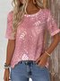 Casual Loose Crew Neck T-Shirt