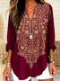 Regular Fit Geometric Casual Shirt