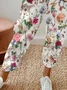 Women's Floral Print Casual Pants