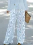 Women's Floral Spring Print Casual Two-Piece Suit