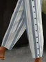 Women's Striped Print Casual Pants