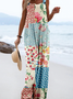 Loose Linen Blend Others Casual Jumpsuit
