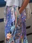 Women's Floral Print Casual Pants
