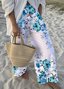 Loose Gradient Pattern Casual Pants
