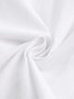 White Pockets Shift Casual Elastic Waist Pants
