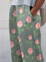Women's Floral Print Casual Pants
