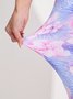 Casual Floral Regular Fit Pants