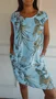 Women's Sleeveless Summer White Tropical Pocket Stitching Crew Neck Daily Going Out Casual Mini A-Line Fit & Flare Dress Dress