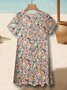 Casual Cotton Regular Fit Dress With No