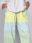 Women's Striped Print Casual Pants