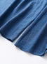 Women's  H-Line Wide Leg Pants Daily Going Out Pants Navyblue Casual Plain Spring/Fall Pants