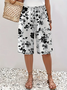 Women's Spring and Summer Casual Straight Lace-up Cropped Pants