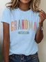 Gift For New Grandma Cotton T-shirt