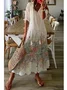 Casual Hoodie Ethnic Dress