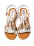 Summer New Ethnic Style Fish Mouth Foot Elastic Band Wedge Heel Fashion Leisure Large Size Women's Elastic Band Roman Rhinestone Sandals