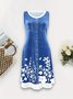 Spring And Summer Casual Women's Round Neck Vest Dress
