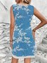 Spring And Summer Casual Women's Round Neck Vest Dress