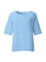 Casual Plain Crew Neck Blouse