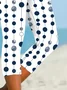 Women's Polka Dot Print Casual Leggings