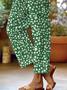 Women's Floral Print Casual Pants