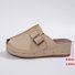 Thick-soled Buckled Rivet Fish-mouthed Closed-toe Slippers For Women To Wear As Outerwear With Belt Buckle British-style Beach Thick-soled Roman Sandals
