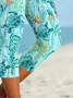 Women's Turtle Print Casual Leggings