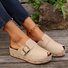 Thick-soled Buckled Rivet Fish-mouthed Closed-toe Slippers For Women To Wear As Outerwear With Belt Buckle British-style Beach Thick-soled Roman Sandals