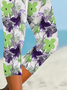 Women's Floral Print Casual Leggings