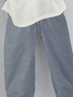 Women's Stripe Print Casual Pants