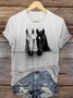 Casual Animal Regular Fit T-Shirt